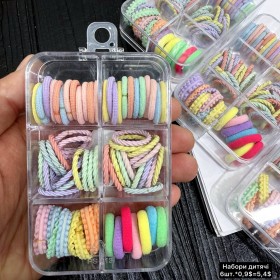 Дитячі резинки 10397 (Ціна за 6 наборів.)